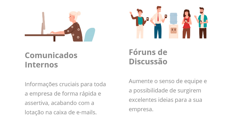 Comunicados Internos, Fóruns de Discussão