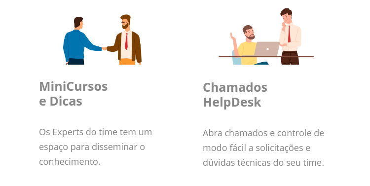 MiniCursos e Dicas, Chamados HelpDesk